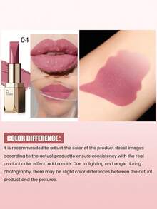Pudaier 1 thỏi son môi màu hồng nude không phai, chống nước, phù hợp với mọi tông da, món quà Valentine hoàn hảo dành cho người yêu. - 04 - Xem 7
