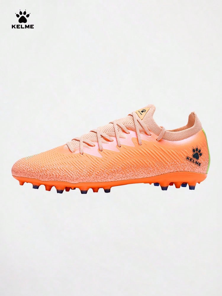 KELME 成人足球鞋 Jidian 2.5 短钉比赛 MG 专业训练鞋,适用于人造草坪 - 橘色 - 查看 1