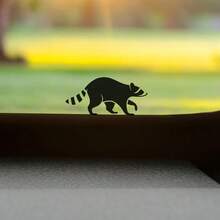 1pc Cute Raccoon Pattern Sticker, Suitable For Easter Eggs, Cars, Trucks, Windshield Decoration, Ideal Gift For Animal Lovers - A - View 8