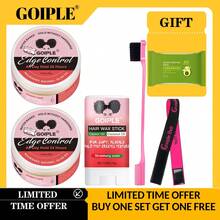 GOIPLE 6pcs Flyaway Tamer Hair Wax Stick & Edge Control Set – Slick Stick For Wigs, Natural Black Hair & All Hair Types, Extra Strong 24H Max Hold With Edge Laying – Mess-Free Flyaway & Baby Hair Tamer, Humidity Resistant Frizz Control, Non-Greasy No Flaking No Residue, Salon-Grade Styling With Biotin-Infused Nourishment, Cruelty-Free Clean Beauty-Inspired For Women & Men - Bộ 6 món / 1 quà tặng - Xem 12