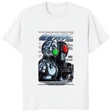 Kamen Rider Black And Shadow Moon Print T-Shirt, Vintage Japanese Tokusatsu Print Shirt, Classic ACG Otaku Shirt, New Arrival, Great - 款式 - 查看 1