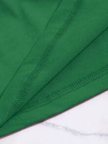 Camiseta Casual con Estampado de Corazones y Rayas de ClassicWo, Éxito de  de Verano - Verde - Ver 5