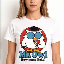 Unisex T-Shirt/Top With Animal Design: Musical Chicken. - White - View 9