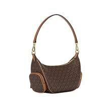 Michael Kors Merritt Printed Women's Single Shoulder Crossbody Handbag 35R6G0WC1B BROWN - 棕色35R6G0WC1B BROWN - 查看 3