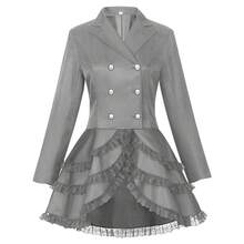 Stage Dance Wear - 230830 Lace Dress Style 2 - Gray - View 12