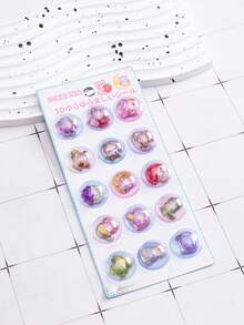 Colorful 3D Epoxy Resin Stickers - Cute Animals - Waterproof, Reusable, Repositionable, Self-Adhesive, High-Quality Resin - Perfect For Decorating Smartphones, Phone Cases, Laptops, PCs, Tablets, Stationery, Notebooks, Journals And Diaries. - Multiple Colors Available [Style/Packaging Random] - View 5