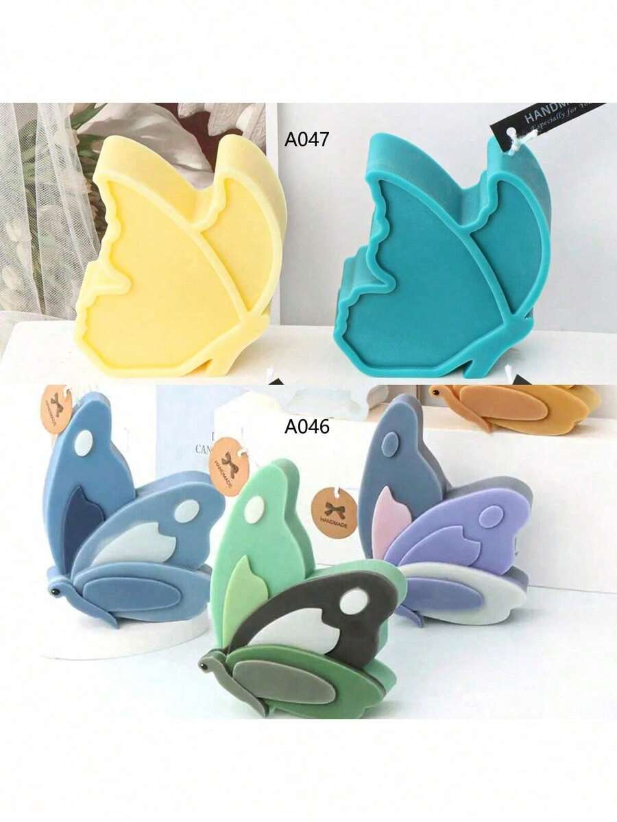 Multifunctional Butterfly DIY Handmade Fragrance Plaster Silicone Mold - Butterfly - View 1