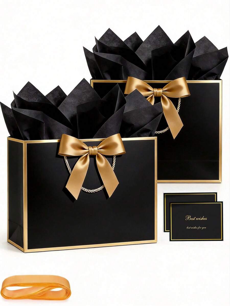 10pcs/5pcs/ Pink Gift Bags With Carrying Handle, 11 Inch Medium Gift Bags, Suitable For Birthday Party, Girlfriends Party Gift Wrapping Or Wedding Gender Reveal Valentine's Day Use.