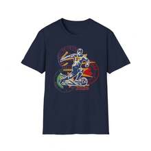 Unisex Pure Cotton T-Shirt, Round Neck, Loose Fit, Casual Style, For The 2026 World Cup, USA, Canada, Mexico - 黑色 - 查看 9