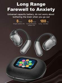 1pc AI Translation Open-Ear Wireless Headphones, Equipped With Full-Color Smart Touch Screen, HiFi Surround Sound, Long Battery Life, Leak-Proof Directional Audio, Ultra-Low Latency, Voice Assistant, Call & Photo Control, Suitable For Travel & Sports - View 11