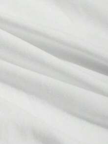 ropa de calor mujer Camiseta Sólida Con Cuello Redondo - Blanco - Ver 8