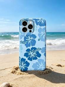 1个夏季海滩夏威夷芙蓉花手机壳，采用柔软的TPU外壳，全覆盖，触感光滑，开孔精准，提供防摔、防刮擦和防震保护。适用于 17、16、15、14、13、12、11 Pro Max。适合自用，也可作为生日、母亲节、毕业典礼等场合的礼物。 - 彩色 - 查看 2
