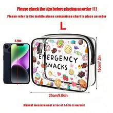 Unisex Transparent Travel Makeup Bag - Lightweight PVC Material, Zipper Closure, Can Store Cosmetics And Medicines, Suitable As Carry-On Luggage, Can Be Used For Airport, Gym Or Daily Use, Transparent Storage Pouch, Minimalist And Practical Design, Zipper Closure - Hot Pink - View 5