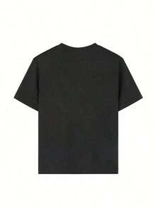 short-sleeveCamiseta de Manga Corta con Estampado Artístico "Noche Estrellada" de Van Gogh para Mujer - Cuello Redondo, Negra y Transpirable, Ideal para Atuendos Casuales e Inspirados en el Arte Camiseta casual artística con estampado de Van Gogh, diseño holgado, cuello redondo, manga corta, primavera-verano, ideal para uso diario Cuello Redondo Algodón Tejido Suave Manga Corta Transpirable y Fresca100% Cotton - Negro - Ver 4