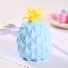 1pc Colorful Pineapple Squishy Toy, Stress Relief Squeeze Toy, Soft Fidget Toy, Suitable For Travel, Classroom, Christmas, Birthday Gift - Multicolor - View 7