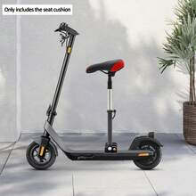 Black Red PU Aluminum Alloy Electric Scooter Seat Height Adjustable No Drill Mount Cushion For Xiaomi 1S Pro Scooter Replacement - Black - View 5