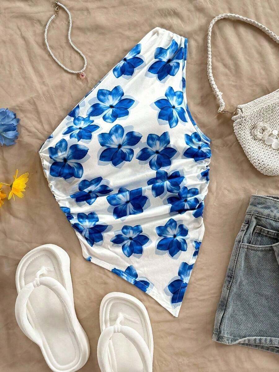 Estilo business casual, occidental y adorable. - Azul - Ver 1