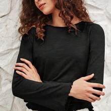 Women Blouses & Shirts - Navy Blue - View 5