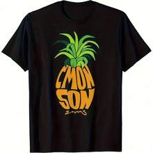 Camiseta con estampado Pineapple Come On Son para hombre - 100% algodón puro - forma - Ver 1