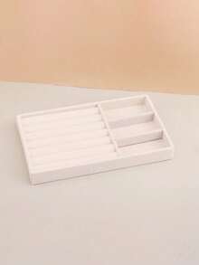 1pc Large Capacity Jewelry Box, Jewelry Storage Box, Desktop Jewelry Display Tray, Cabinet Storage Box, Ring Jewelry Box, Multi-Layer Locked Jewelry Box, Travel Portable Jewelry Rack, Jewelry Suitcase, Perfect Gift For Wedding And Birthday - Jewelry Box With Lock - View 13