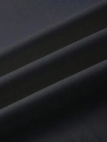 1 Pieza de Camiseta Casual de Moda para Hombres y Mujeres, con Estampado de Letras, Corte Regular, Manga Corta, Cuello Redondo, Versátil, fácil de combinar, adecuada para uso diario, estilo urbano, ropa de vacaciones, ropa de fin de semana. - Negro - Ver 3