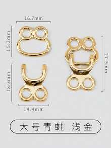 5 chiếc khuy bấm kim loại hợp kim chịu lực cao, kiểu móc cài, không cần may, thích hợp cho đồ thủ công, quần áo, túi xách, quần, váy, áo khoác, nhỏ gọn và kín đáo. - Nhiều kiểu dáng - Xem 13