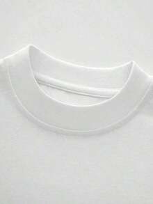 Camiseta de Mujer 100% Algodón No Taki When Teacher Taki, Camiseta de Algodón Grueso de 220g para Mujer (1 Pieza) Camiseta holgada, casual y versátil Y2k Camiseta Camisa De - Blanco - Ver 3