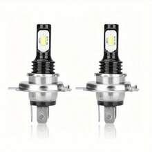 2 bóng đèn LED H4/9003/HB2, bóng đèn chip 3570 siêu sáng, 6000K, 10000 Lumen, không cần pin, 12-24V - 2 - Xem 5