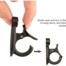 OHS 10pcs/20pcs Versatile Screw-In Hook For Hanging Lights, Plants, And Wind Chimes - Black - 10pcs - View 4