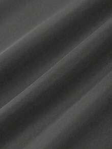 Pantalones anchos de mujer de cintura alta con pliegues y botones - Gris - Ver 7