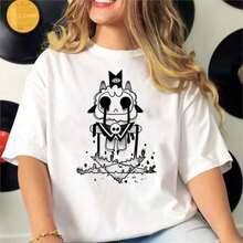 Modern Minimalist T-Shirt COOL SUMMER CubaS, Women's Printed T-Shirt, Casual Wear, Girl's T-Shirt, Fun Clothing With Comic And Urban Style. - 白色 9 - 查看 12