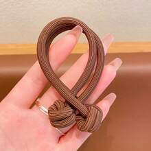 1/2/3/5/7件組 女款高品質紋理大號條紋髮圈，最大展開長度20cm/7.87in，極簡時尚優雅可愛復古風 - 彩色 - 查看 13