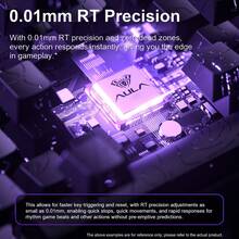 磁轴定制机械键盘，有线，0.01mm RT精度，128K扫描率，0.125ms超低延迟，专业电竞游戏键盘，HERO 68HE，RGB霓虹灯箱，68键，8K轮询率，密封结构，铝合金定位板，带编织带 - 查看 3
