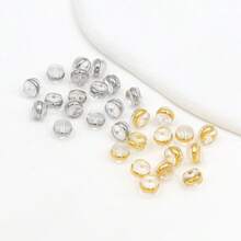 12/20/100pcs Silicone Anti-Lost Earring Backs, Fashion Daily Earring Accessories - A - View 2