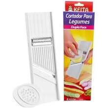 Cortador para legumes dupla face - Multicolorido - Visão 3
