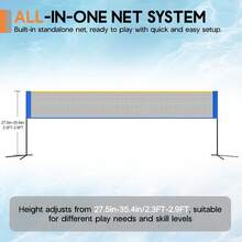 Commercial Floating Pickleball And Volleyball Court, 46 X 26 FT Inflatable PVC Platform With Quick Setup Net For Pool And Lake Games - 46*26FT - Xem 9