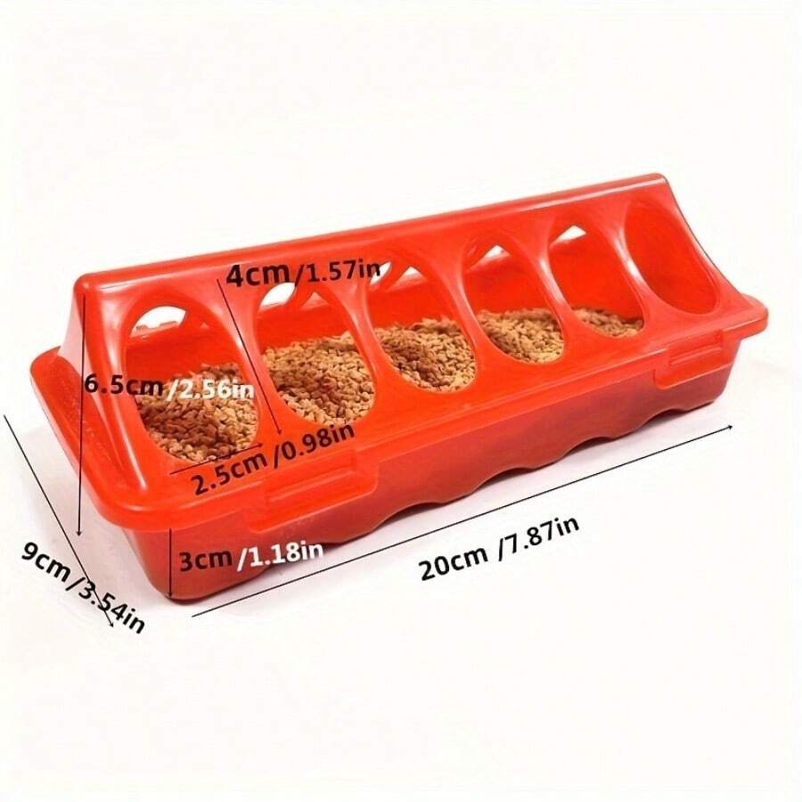 1件套宠物鸟喂食器和饮水器，鸽子喂食器，鹦鹉和玄凤鹦鹉喂食器，鸡和鸭子喂食器，不含电池