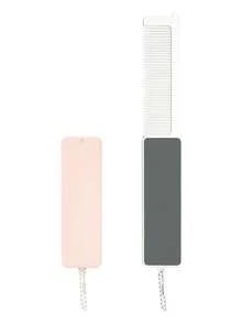 Espejo plegable portátil mini y peine todo en uno, espejo compacto para maquillaje y arreglo personal - Múltiples estilos - Ver 8