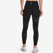 Under Armour HeatGear 系列丨速乾女子專業跑步健身緊身運動長褲馬拉松跑步訓練褲 - 黑色 - 查看 3