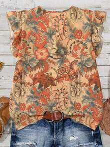 Camisa de mujer, conjuntos de verano para mujer, atuendos de vacaciones, blusas para salir, atuendos de concierto de country para mujer, blusas de verano lindas, atuendos para salir, atuendos de country para mujer, blusas para salir - Multicolor 6 - Ver 2