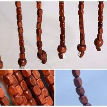 35.4" X 68.9" Wooden Bead Curtain 27 Lines Door Curtain For Doorways, Windows, Bedroom, Dining Room, Coffee Shop - 27 Lines-wood@HG-HSYXF-3913 - Xem 8