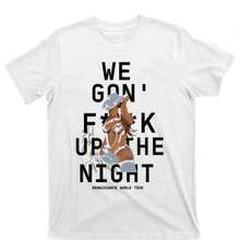 B1eyonce Renaissance Shirt It Shirt Let's  Up The Night Shirt Linda B1eyonce Shirt B1eyonce Concert Shirt 220g Essential Unisex Cotton T-Shirt, 220g Of Unique Softness. Designed To Fit All People, Men And Women Alike. Durable, High-Quality Fabric, Ready For Any Cut, Delicate To The Touch But Built To Withstand. Lightweight Tops For Women, Fall Outfits, Vacation Wear, New Year's Costumes For Her. - 白色 - 查看 1