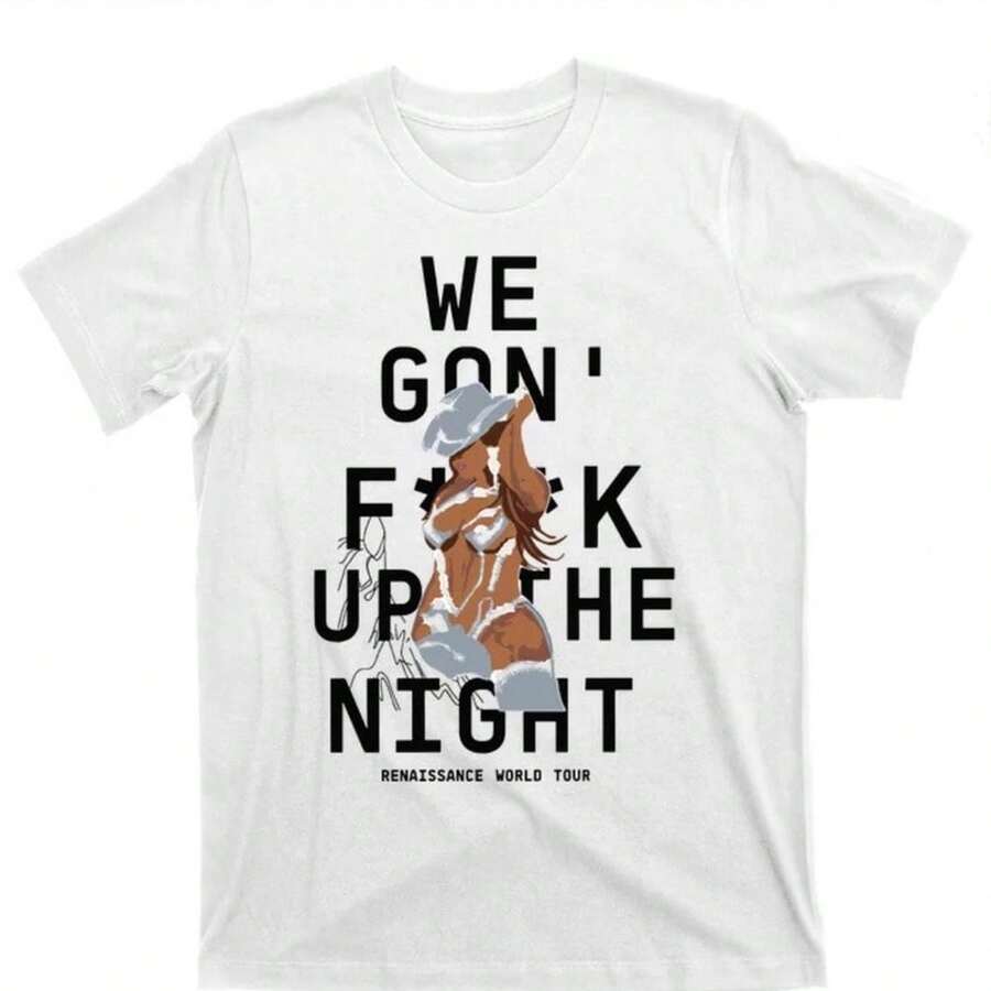 B1eyonce Renaissance Shirt It Shirt Let's Up The Night Shirt Linda B1eyonce Shirt B1eyonce Concert Shirt 220g Essential Unisex Cotton T-Shirt, 220g Of Unique Softness. Designed To Fit All People, Men And Women Alike. Durable, High-Quality Fabric, Ready For Any Cut, Delicate To The Touch But Built To Withstand. Lightweight Tops For Women, Fall Outfits, Vacation Wear, New Year's Costumes For Her. - 白色 - 查看 1