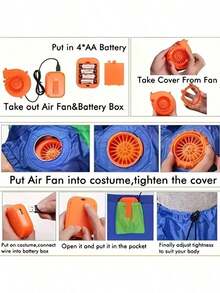 Disfraz inflable de sumo para padres e hijos, tela duradera con estampado geométrico, inflado rápido, talla única unisex, atuendo interactivo familiar para festivales/fiestas/eventos, fiesta - Blanco - Ver 9