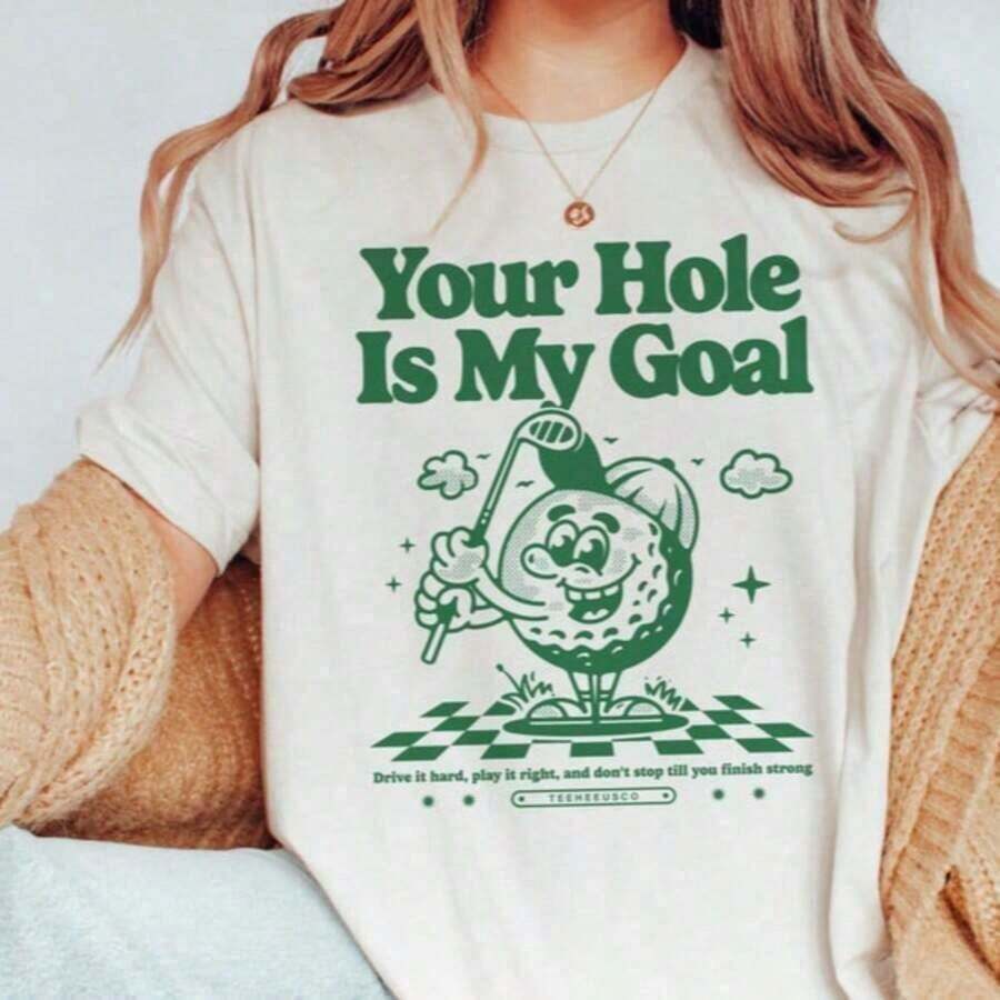 Tu Agujero Es Mi Objetivo, Camiseta Divertida, Camisetas Inapropiadas, Camisetas Ofensivas, Camiseta Locuaz, Generación Z, Regalos de Broma, Camiseta Embarazosa - Blanco - Ver 1