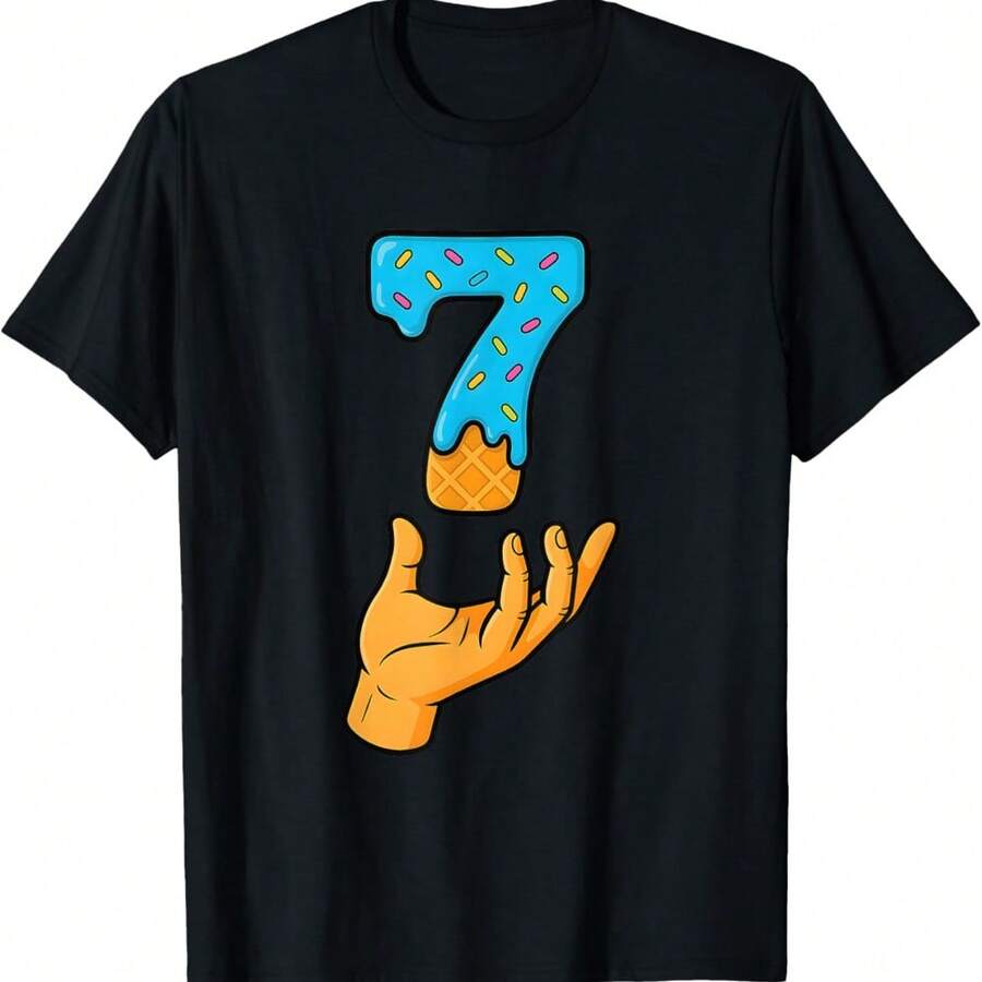 67 Halloween Costume Duo Matching Number 6 And 7 Outfit T-Shirt - Black - View 1