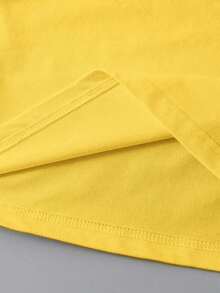 Camiseta con forma de corazón con abeja, camiseta de mujer de manga corta y cuello redondo con estampado lindo, top gráfico para amantes de los animales - Amarillo - Ver 5