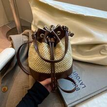 BV Bottega Small Andiamo Bolso de mujer tejido a mano de cuero genuinoBolsodebolso de manotipocuboconpatróntejidoparamujer,bolsodemarca,elegantebolsodemanoparaseñorabolsaderegaloexquisita,bolsodebolso de manodelujoparamujer,bolsocruzadodemodaparamujer,adecuadoparachicas,estudiantesnivel universitariodamasdeoficina,madresdemedianaedadparausodiario,comprasoficina,clase,reuniones,citas,actividadesalairelibretambiénunregaloidealparaBolso Pequeño Tejido de Verano para Mujer, Nuevo Modelo 2026, Bolso de Mano de Paja, Estilo Sencillo para Viajes Diarios, Bolso Bandolera - Caqui - Ver 6