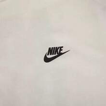 Nike Summer Men's Printed Loose Crew Neck Basketball Sports Breathable Short-Sleeve T-Shirt - Off White - View 8