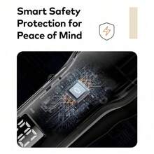 itel Máy cắt tóc IHC-33Pro, lưỡi dao sắc bén, màn hình kỹ thuật số thông minh, động cơ mạnh mẽ, độ ồn thấp, pin sử dụng được 4-5 giờ (1 máy cắt tóc, 6 lược dẫn hướng (1.5/3/4.5/6/10/13mm), 1 nắp bảo vệ lưỡi dao, 1 dầu bôi trơn, 1 bàn chải vệ sinh, 1 cáp USB) - màu đen - Xem 10